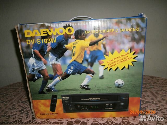 Видеоплеер с записью daewoo DV-S103W. Корея