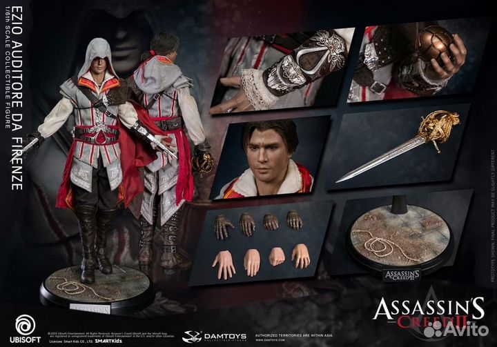 Damtoys Assassin's Creed II Ezio не Hot toys