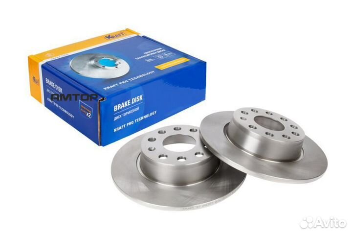 Kraft KT 016097 Диск тормозной задний kraft KT 016