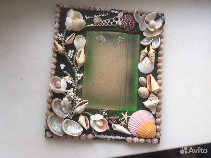 Рамка ракушки ручная работа