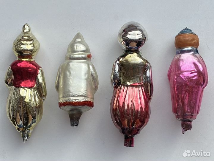 Елочные игрушки СССР на прищепке