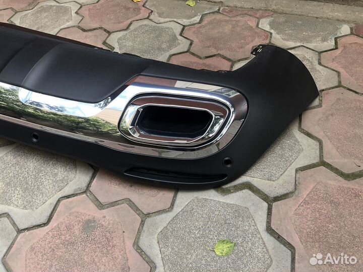 Диффузор на задний бампер gle