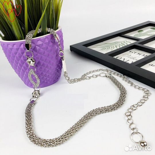 Стильный ремень-цепочка