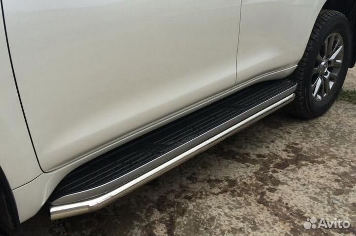 Защита порогов на Land Cruiser Prado 120 прадо 150