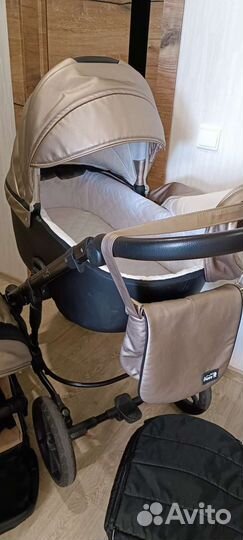 Детские коляски 2 в 1 эко кожа