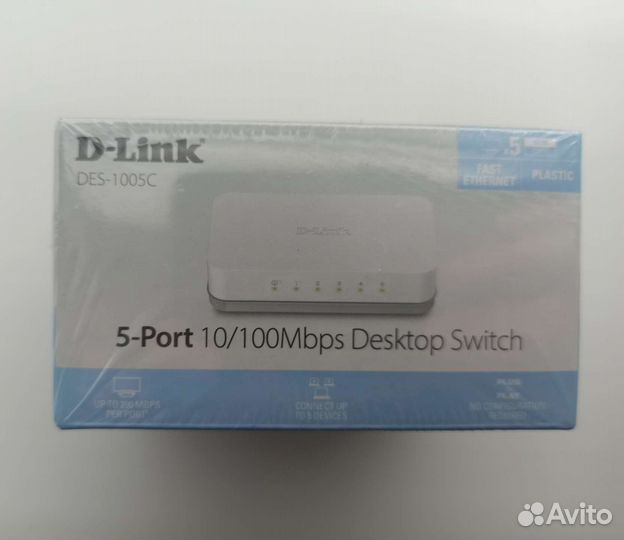 Коммутатор D-link DES-1005C