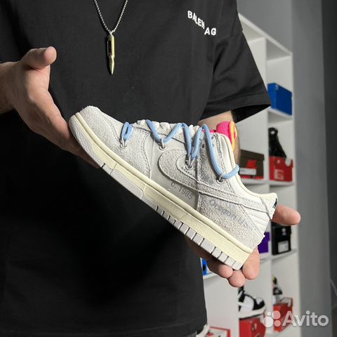 Кроссовки Nike sb dunk low off white женские