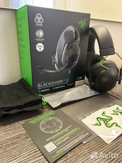 Игровые наушники razer blackshark v2 x