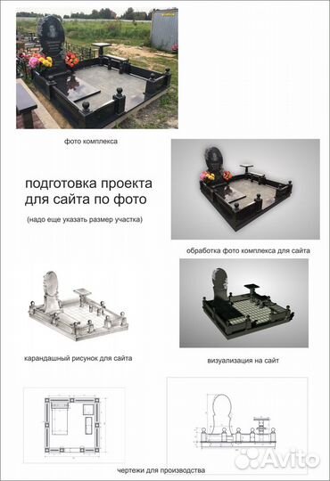 Подготовка проекта и 3D визуализация памятников