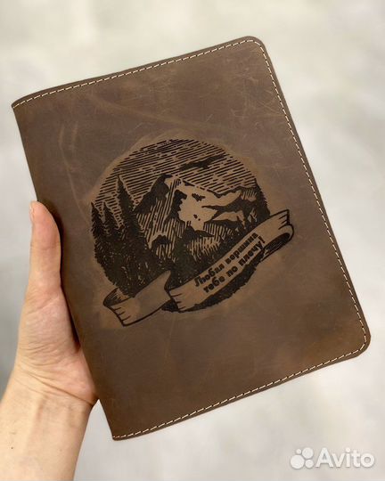 Ежедневник из натуральной кожи подарок для учителя