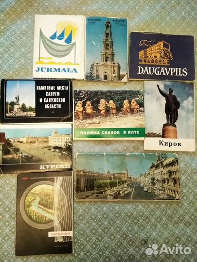 Буклеты Отелей, Путеводитель Открытки Города Набор
