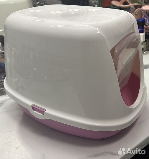 Кошачий лоток закрытый
