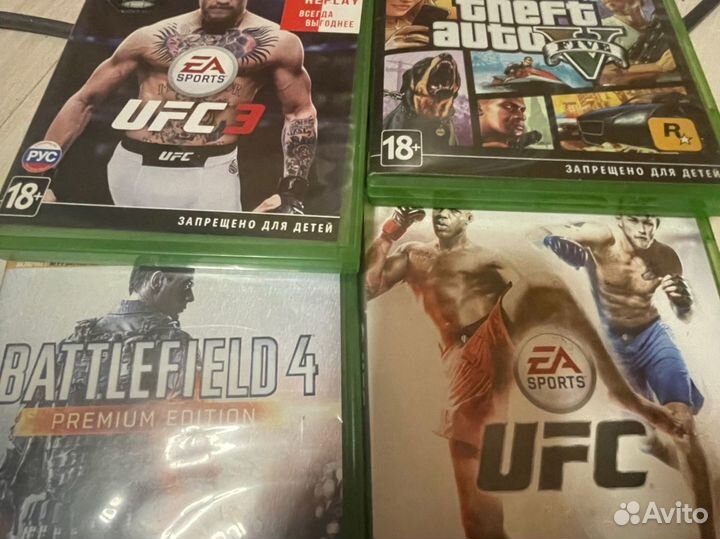 Игры на X BOX диски (gta 5, ufc)