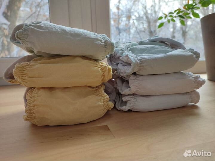 Многоразовые подгузники Little pirate 6 штук