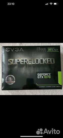 Видеокарта evga 1070