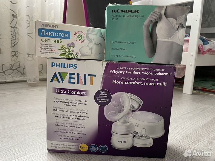 Молокоотсос avent электрический