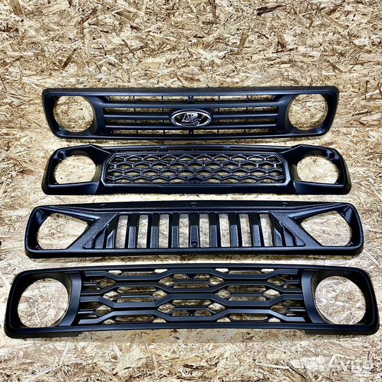 Решетка радиатора нива злая магнум дискавери