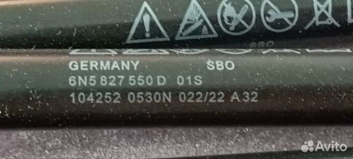 Амортизатор багажника Volkswagen Polo Liftback