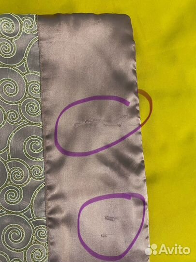 Подушка интерьерная декоративная шелк