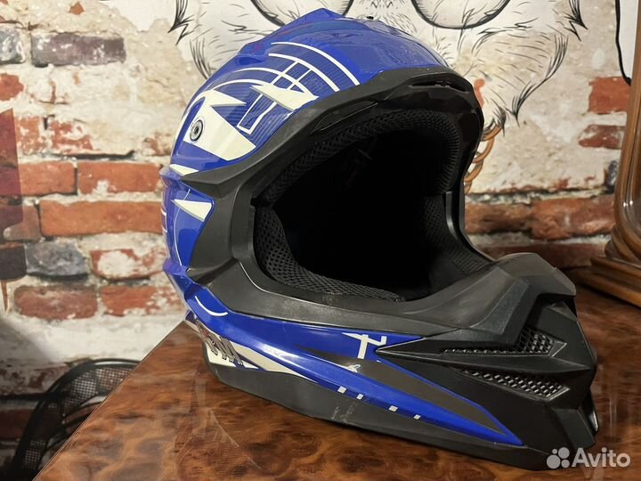 Шлем для мотоцикла кроссовый