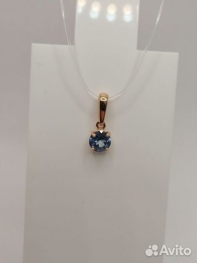 Подвеска С камнем Топаз 585 (мармелад)