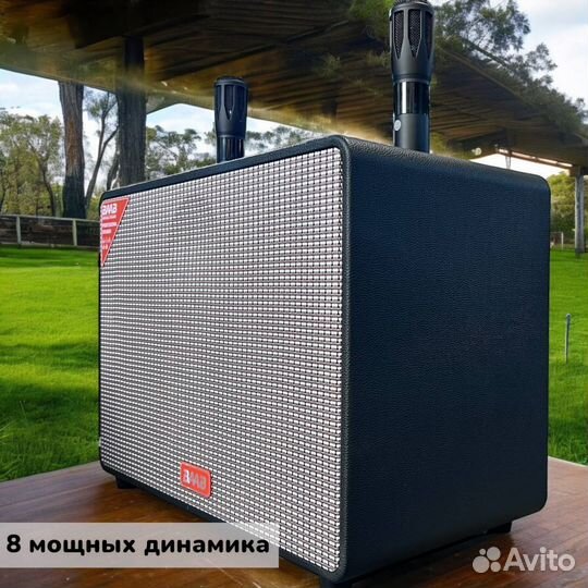 Портативная колонка караоке baab BB-388 150W