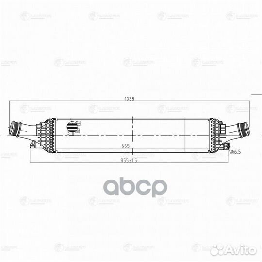 Интеркулер Audi Q5/A4/A6 (07) lric18180 luzar