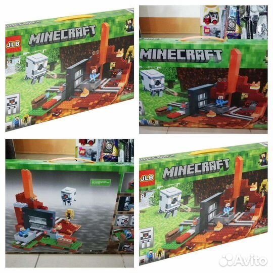 Большие наборы конструктора майнкрафт 405-971 дет