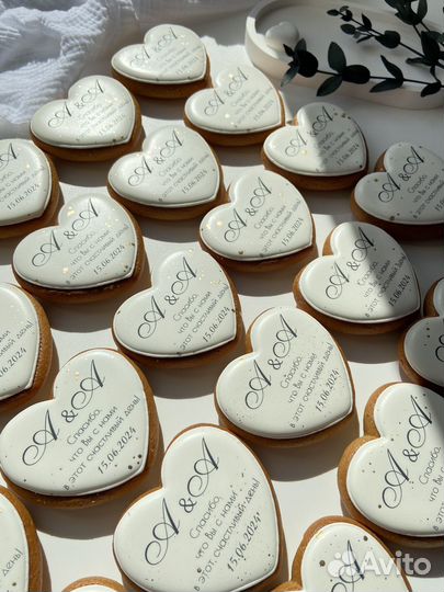 Свадебные пряники, корпоративные пряники