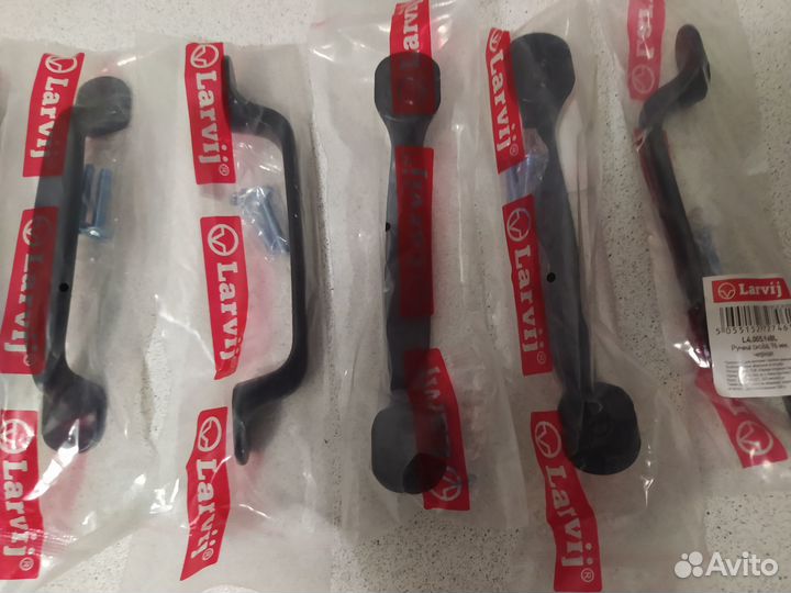 Ручка-скоба мебельная L4.005.96BL 96 мм чёрная 9шт