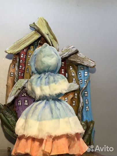 Ватные елочные игрушки