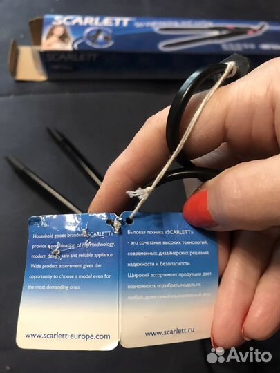 Щипцы для завивки волос Scarlett