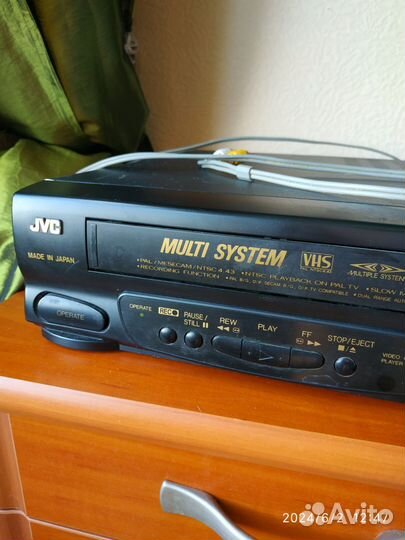Видеомагнитофон jvc multi system и телевизор