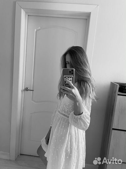 Кружевное платье белое zara