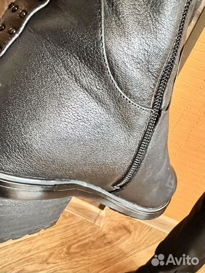 Ботфорты натуральная кожа зима/осень