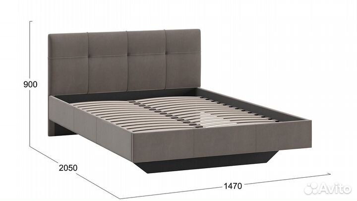 Кровать без ПМ «Элис» Тип 1