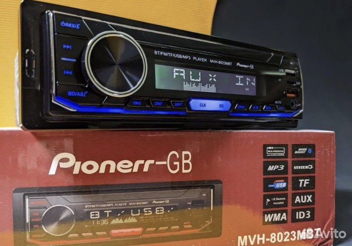 Автомагнитола pioneer 1 din с bluetooth