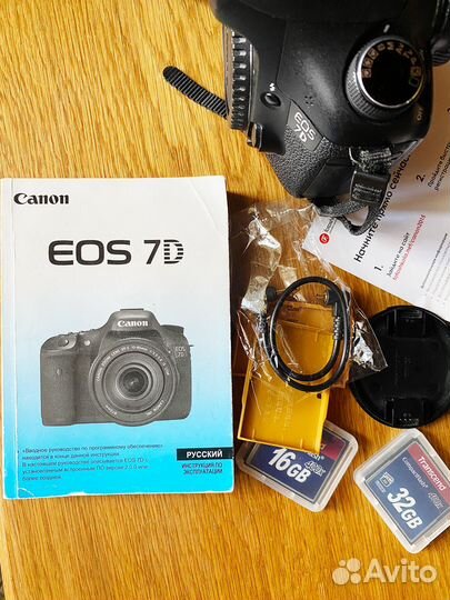 Камера Canon 7D и объектив