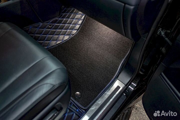 3D коврики из экокожи Lexus