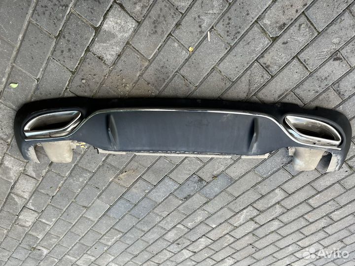 Диффузор на задний бампер W213