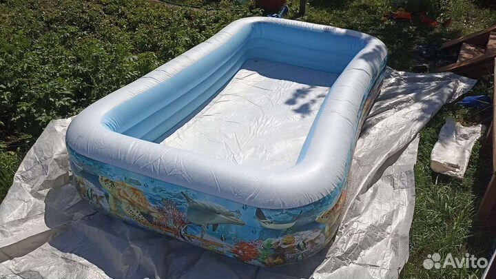 Детский надувной бассейн intex