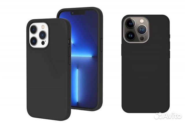 Чехол черный для iPhone Xr в корпусе 13 Pro/14 Pro