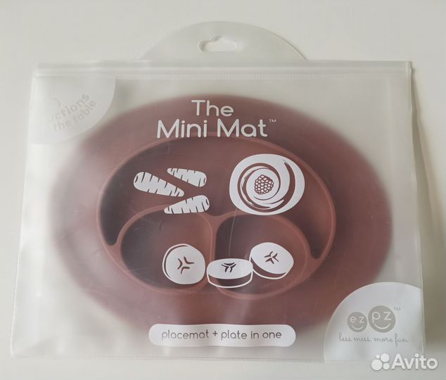 Силиконовая тарелка детская Ezpz The Mini Mat