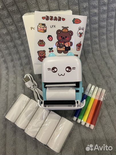 Портативный мини принтер новый