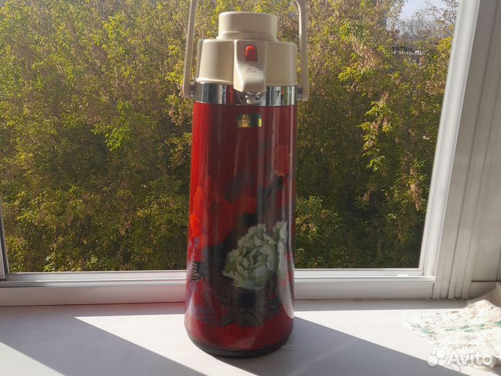 Термос, 3 литра, с помпой