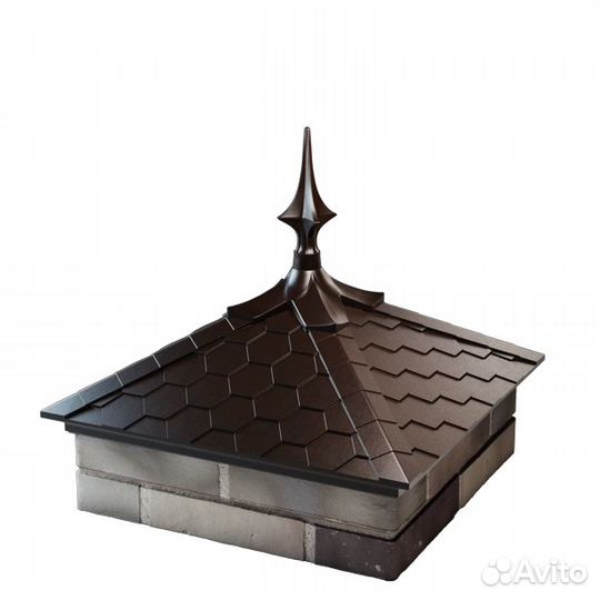 Колпаки на столбы забора