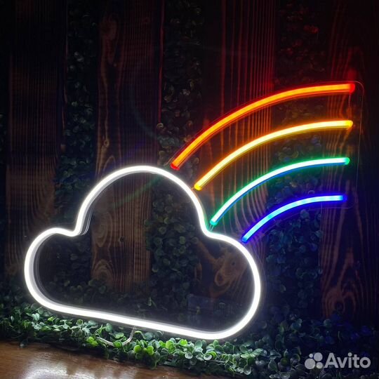Неоновая вывеска. Дизайн в подарок