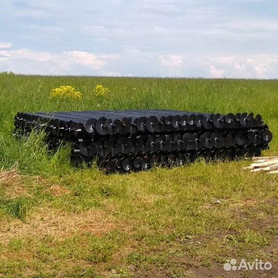 Установка винтовых свай