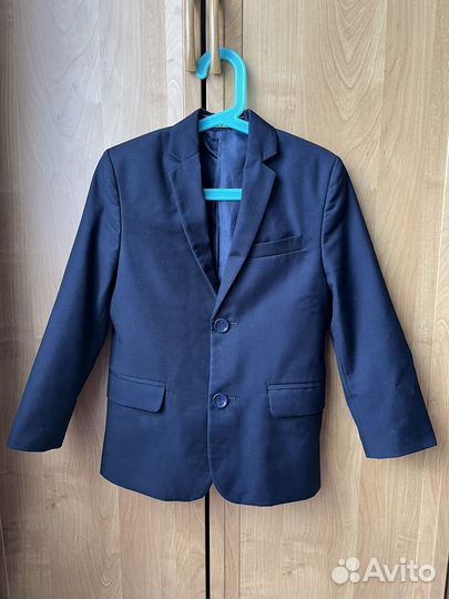 Школьный костюм для мальчика 128 темно-синий