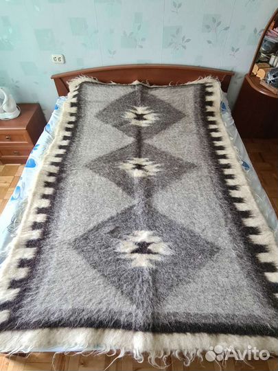 Плед- одеяло из натуральной овечьей шерсти